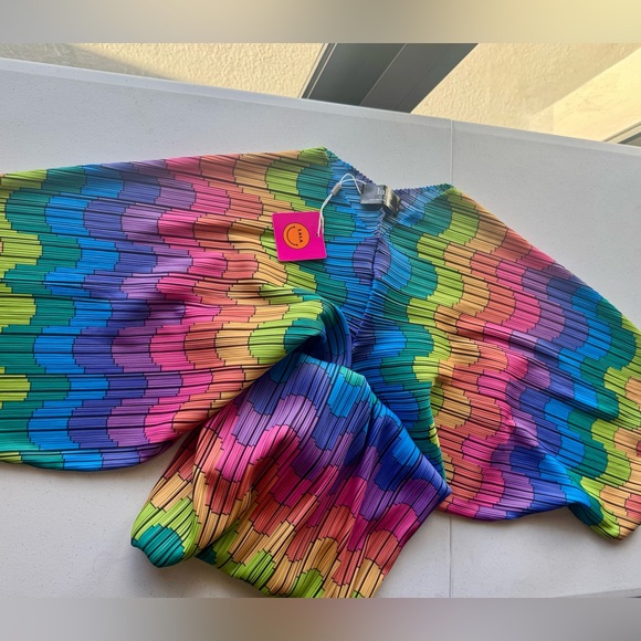 Dressed in La La Colorful Rainbow Maxi Dress - Picture 3 of 5